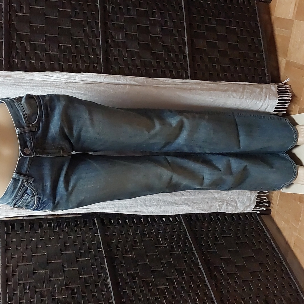 7 For All Mankind Blue Flare Jeans 31x34